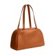 Cow Leather Handbag Large Women S Toffee