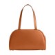 Cow Leather Handbag Large Women S Toffee