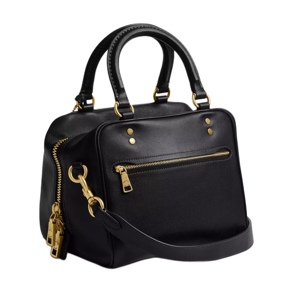 Rogue Cow Leather Handbag Small Women S Black