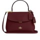 Smooth Leather Handbag Medium Women S Chestnut