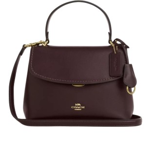 Smooth Leather Handbag Medium Women S Coffee