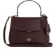 Smooth Leather Handbag Medium Women S Coffee