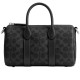Artificial Leather Bowling Bag Shoulder Bag Crossbody Bag Handbag Medium Unisex Black