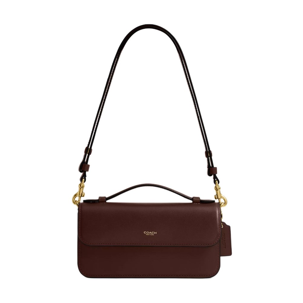 Calfskin Shoulder Bag Crossbody Bag Handbag Small Women S Maple