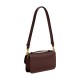 Calfskin Shoulder Bag Crossbody Bag Handbag Small Women S Maple