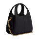 Lana Polished Pebble Leather Handbag Small Women S Black