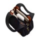 Lana Polished Pebble Leather Handbag Small Women S Black