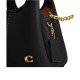 Lana Polished Pebble Leather Handbag Small Women S Black