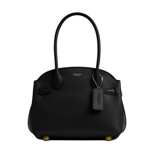 Empire Carryall Cow Leather Handbag Small Women S Black