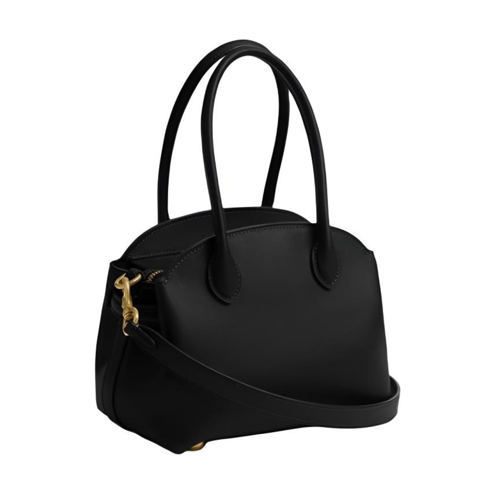 Empire Carryall Cow Leather Handbag Small Women S Black