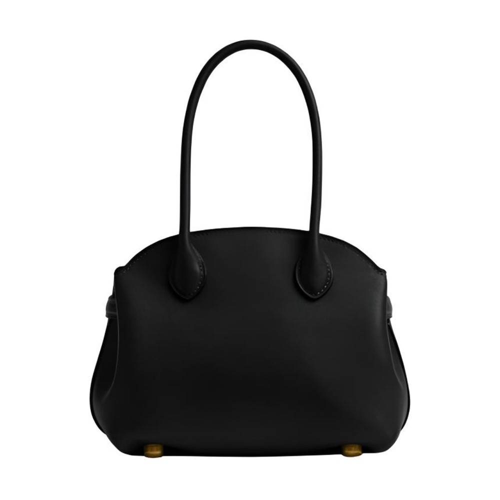 Empire Carryall Cow Leather Handbag Small Women S Black