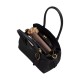 Empire Carryall Cow Leather Handbag Small Women S Black