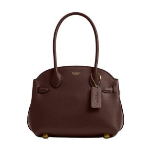 Empire Carryall Cow Leather Tote Bag Shopping Bag Handbag Small Women S Maple Leaf