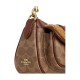 Ashton Coated Canvas With Lambskin And Leather Crossbody Handbag Medium Women S Tan