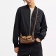 Ashton Shearling With Leather Shoulder Bag Mini Women S Orange Brown