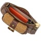 Ashton Shearling With Leather Shoulder Bag Mini Women S Orange Brown