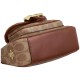 Ashton Shearling With Leather Shoulder Bag Mini Women S Orange Brown