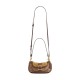 Ashton Shearling With Leather Shoulder Bag Mini Women S Orange Brown