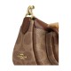 Ashton Shearling With Leather Shoulder Bag Mini Women S Orange Brown
