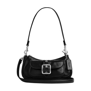 Ashton Wrinkle Leather Shoulder Bag Mini Women S Black