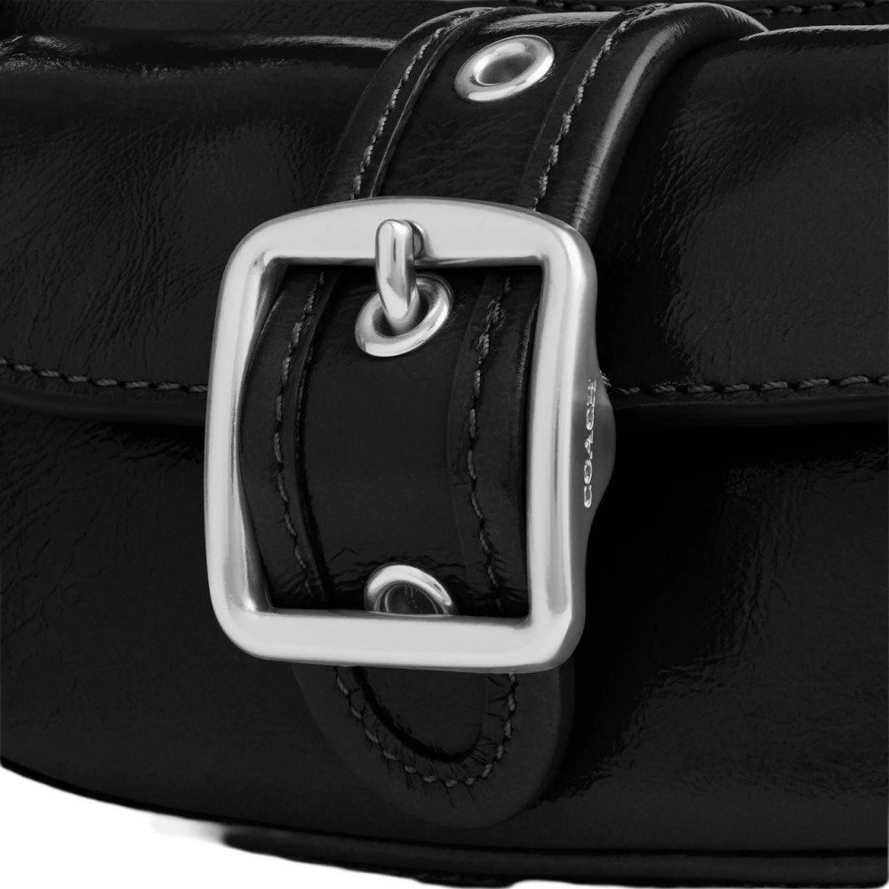 Ashton Wrinkle Leather Shoulder Bag Mini Women S Black