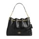Cow Leather Trash Bag Shoulder Bag Women S Black