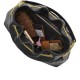 Cow Leather Trash Bag Shoulder Bag Women S Black