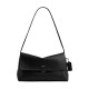 Chelsea Natural Grain Leather Shoulder Bag Large Women S Black