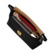 Chelsea Natural Grain Leather Shoulder Bag Large Women S Black