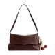 Chelsea Natural Grain Leather Shoulder Bag Large Women S Brass Magnesium Alloy