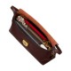 Chelsea Natural Grain Leather Shoulder Bag Large Women S Brass Magnesium Alloy