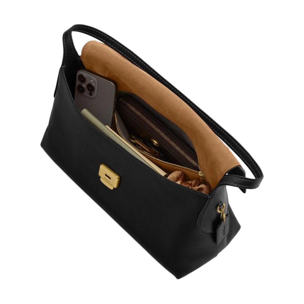 Chelsea Leather Shoulder Bag Large Women S Black