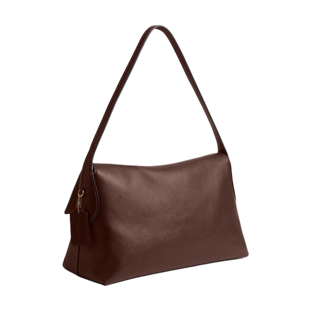 Chelsea Natural Grain Leather Shoulder Bag Large Women S Brown