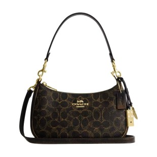 Teri Shoulder Bags Artificial Leather Inside Slip Pocket Polyester Zip Closure Cdy18 Imbrn