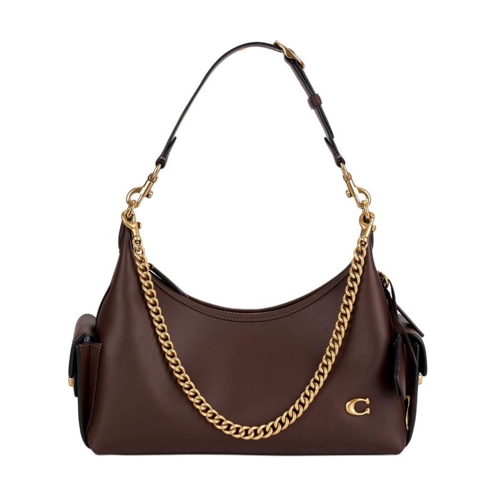 Pocket Handbags Cow Leather Large Zip Closure Cdz70 B4mpl