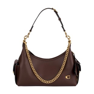 Pocket Handbags Cow Leather Large Zip Closure Cdz70 B4mpl