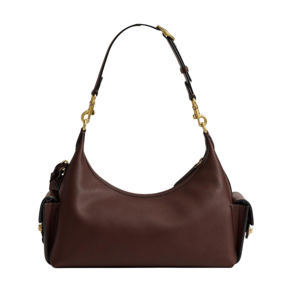 Pocket Handbags Cow Leather Large Zip Closure Cdz70 B4mpl