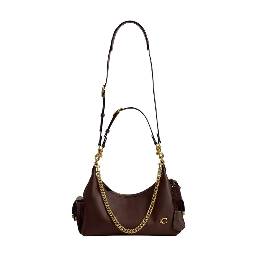 Pocket Handbags Cow Leather Large Zip Closure Cdz70 B4mpl