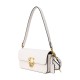 Studio Cow Leather Portable Crossbody Bag Shoulder Bag Trumpets Women S White