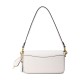 Studio Cow Leather Portable Crossbody Bag Shoulder Bag Trumpets Women S White