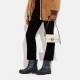 Studio Cow Leather Portable Crossbody Bag Shoulder Bag Trumpets Women S White