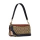 With Cow Leather Portable Crossbody Bag Shoulder Bag Large Women S Khaki Brown