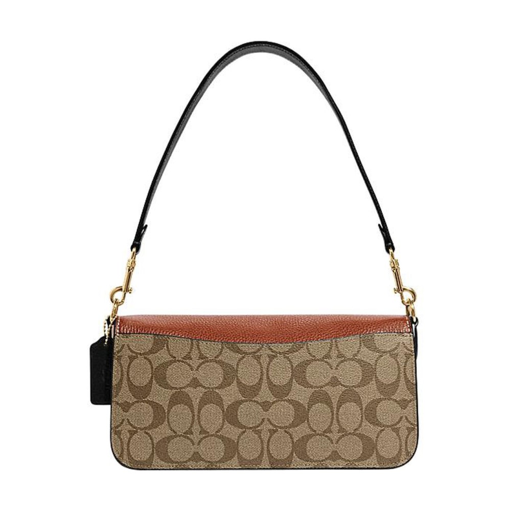 With Cow Leather Portable Crossbody Bag Shoulder Bag Large Women S Khaki Brown