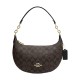 Payton Artificial Leather Crescent Bag Shoulder Bag Large Size Women S Dark Brown