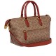Canvas With Calfskin Tote Bag Shopping Bag Portable Crossbody Bag Shoulder Bag Large Size Women S Khaki