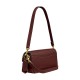 Studio Cow Leather Handbag Shoulder Bag Crossbody Bag Small Women S Burgundy