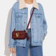 Studio Cow Leather Handbag Shoulder Bag Crossbody Bag Small Women S Burgundy