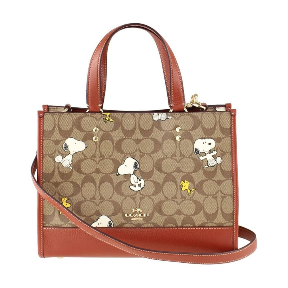 Peanuts X Snoopy X Coach Dempsey Handbags