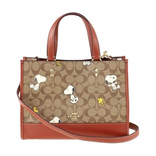 Peanuts X Snoopy X Coach Dempsey Handbags