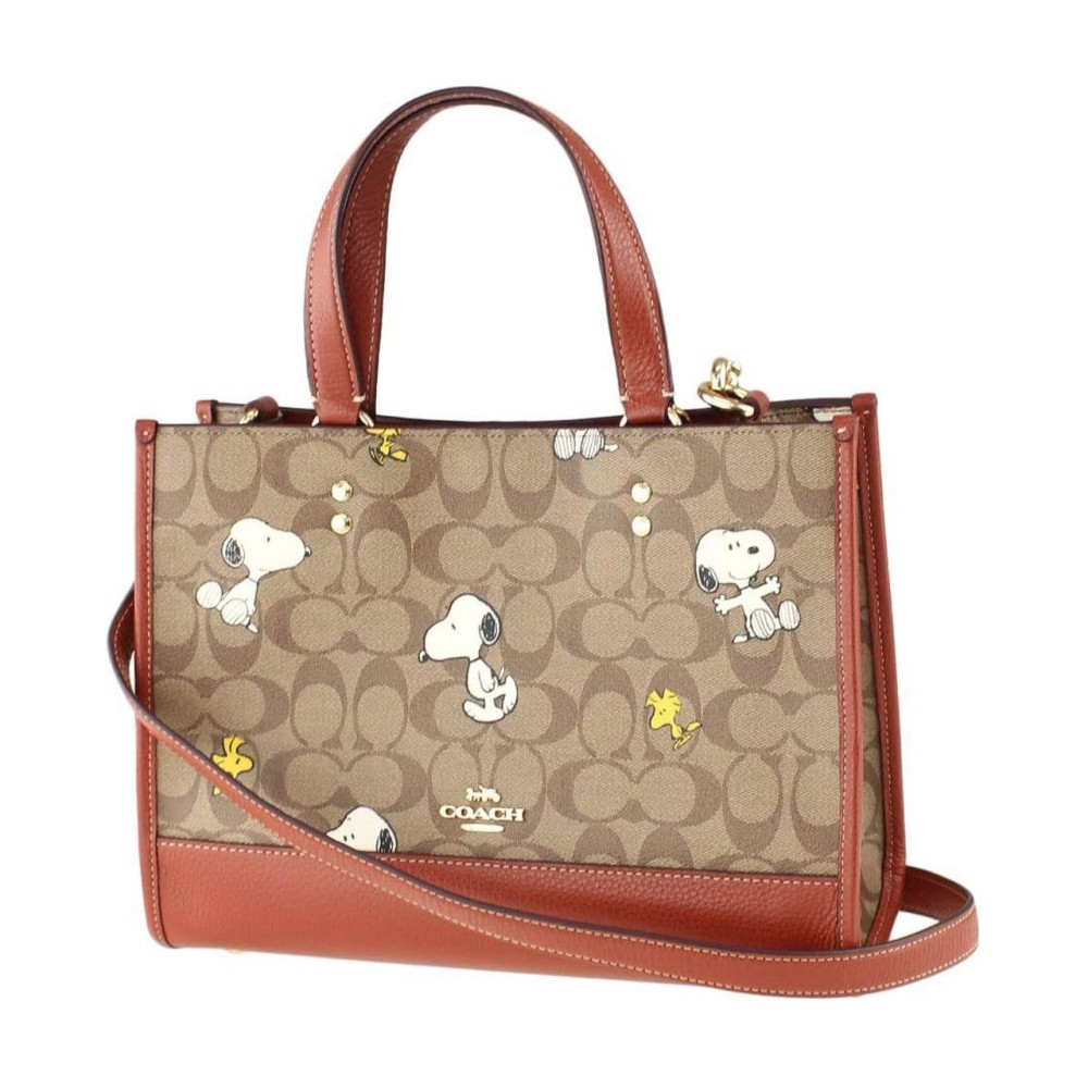 Peanuts X Snoopy X Coach Dempsey Handbags